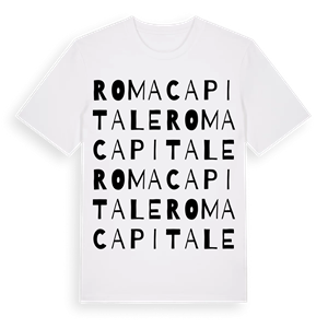 Roma Capitale ordlek t-shirt – ekologisk bomull t-shirt från Pinshirt