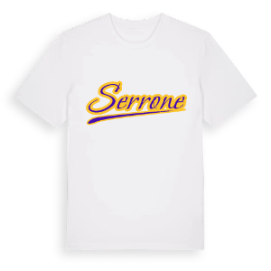 Serrone baseball t-shirt – ekologisk bomull t-shirt från Pinshirt
