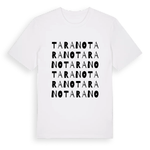 Tarano ordlek t-shirt – ekologisk bomull t-shirt från Pinshirt