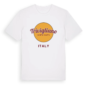 Trivigliano cirkel t-shirt – ekologisk bomull t-shirt från Pinshirt