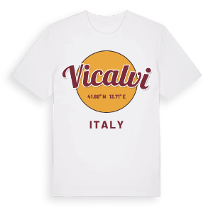 Vicalvi cirkel t-shirt – ekologisk bomull t-shirt från Pinshirt