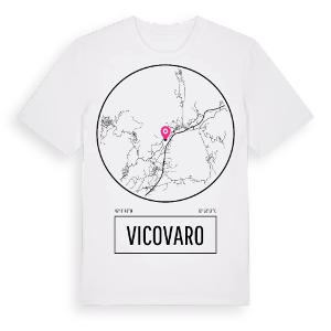 Vicovaro t-shirt – ekologisk bomull t-shirt från Pinshirt