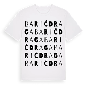 Barić Draga ordlek t-shirt – ekologisk bomull t-shirt från Pinshirt