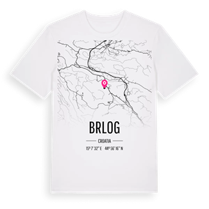 Brlog karta t-shirt – ekologisk bomull t-shirt från Pinshirt