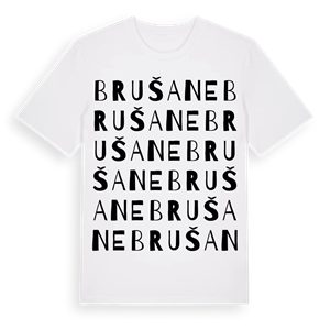 Brušane ordlek t-shirt – ekologisk bomull t-shirt från Pinshirt