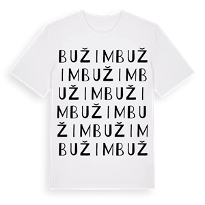 Bužim ordlek t-shirt – ekologisk bomull t-shirt från Pinshirt