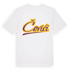 Čovići baseball t-shirt – ekologisk bomull t-shirt från Pinshirt