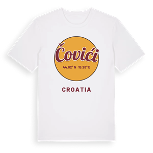 Čovići cirkel t-shirt – ekologisk bomull t-shirt från Pinshirt