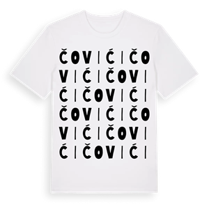 Čovići ordlek t-shirt – ekologisk bomull t-shirt från Pinshirt