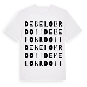 Debelo Brdo II ordlek t-shirt – ekologisk bomull t-shirt från Pinshirt