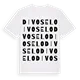 Divoselo ordlek t-shirt
