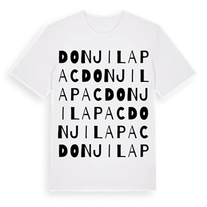 Donji Lapac ordlek t-shirt – ekologisk bomull t-shirt från Pinshirt