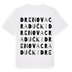 Drenovac Radučki ordlek t-shirt – ekologisk bomull t-shirt från Pinshirt