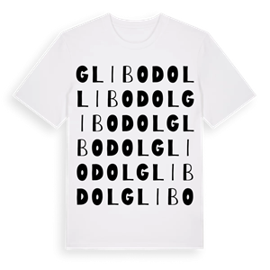 Glibodol ordlek t-shirt – ekologisk bomull t-shirt från Pinshirt