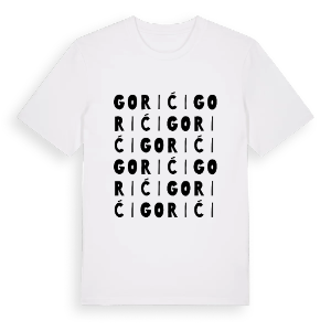 Gorići ordlek t-shirt – ekologisk bomull t-shirt från Pinshirt