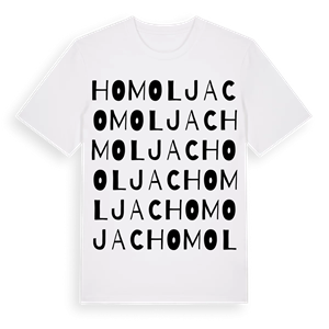 Homoljac ordlek t-shirt – ekologisk bomull t-shirt från Pinshirt