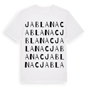 Jablanac ordlek t-shirt – ekologisk bomull t-shirt från Pinshirt