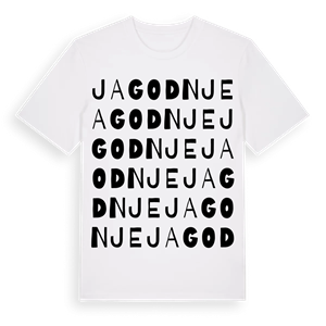 Jagodnje ordlek t-shirt – ekologisk bomull t-shirt från Pinshirt