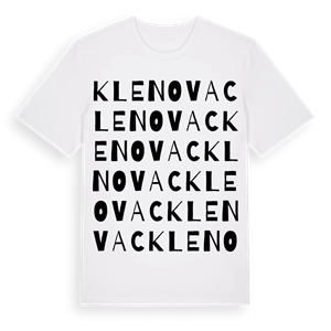 Klenovac ordlek t-shirt – ekologisk bomull t-shirt från Pinshirt