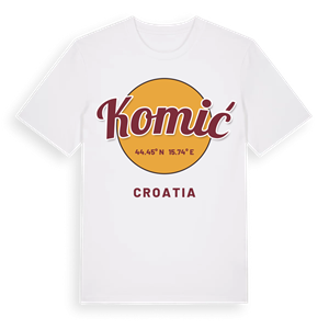 Komić cirkel t-shirt – ekologisk bomull t-shirt från Pinshirt