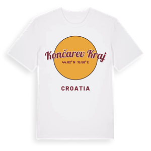 Končarev Kraj cirkel t-shirt – ekologisk bomull t-shirt från Pinshirt