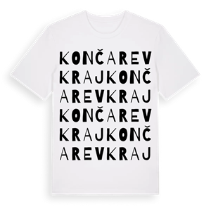 Končarev Kraj ordlek t-shirt – ekologisk bomull t-shirt från Pinshirt