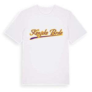 Konjsko Brdo baseball t-shirt – ekologisk bomull t-shirt från Pinshirt