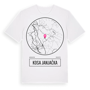Kosa Janjačka t-shirt – ekologisk bomull t-shirt från Pinshirt