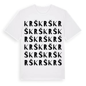 Krš ordlek t-shirt – ekologisk bomull t-shirt från Pinshirt