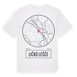 Ličko Lešće t-shirt – ekologisk bomull t-shirt från Pinshirt
