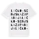 Ličko-senjska županija ordlek t-shirt