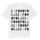 Lipovo Polje ordlek t-shirt