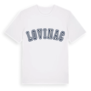Lovinac college t-shirt – ekologisk bomull t-shirt från Pinshirt