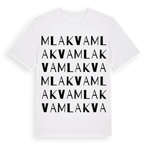 Mlakva ordlek t-shirt – ekologisk bomull t-shirt från Pinshirt