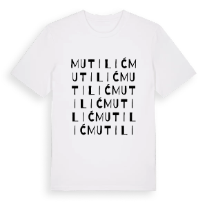 Mutilić ordlek t-shirt – ekologisk bomull t-shirt från Pinshirt