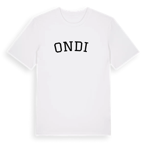 Ondić böjd t-shirt – ekologisk bomull t-shirt från Pinshirt