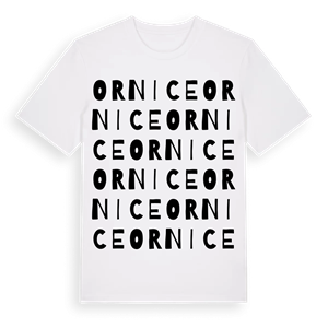 Ornice ordlek t-shirt – ekologisk bomull t-shirt från Pinshirt