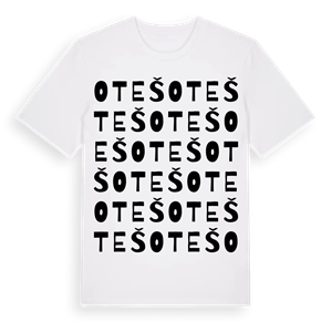 Oteš ordlek t-shirt – ekologisk bomull t-shirt från Pinshirt
