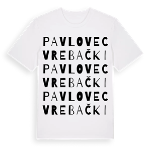 Pavlovec Vrebački ordlek t-shirt – ekologisk bomull t-shirt från Pinshirt