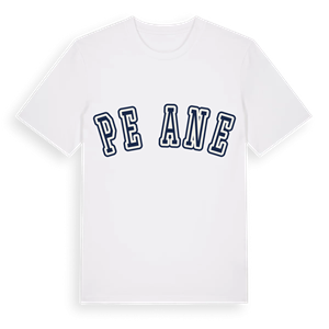 Pećane college t-shirt – ekologisk bomull t-shirt från Pinshirt
