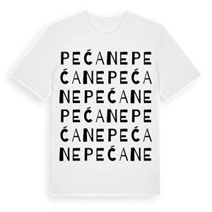 Pećane ordlek t-shirt – ekologisk bomull t-shirt från Pinshirt