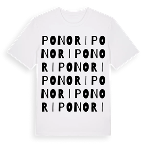 Ponori ordlek t-shirt – ekologisk bomull t-shirt från Pinshirt