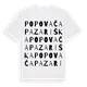 Popovača Pazariška ordlek t-shirt