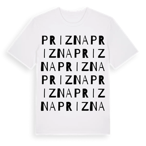 Prizna ordlek t-shirt – ekologisk bomull t-shirt från Pinshirt