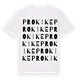 Prokike ordlek t-shirt