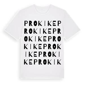 Prokike ordlek t-shirt – ekologisk bomull t-shirt från Pinshirt