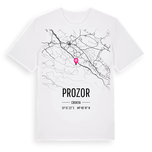 Prozor karta t-shirt – ekologisk bomull t-shirt från Pinshirt