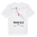 Prvan Selo karta t-shirt