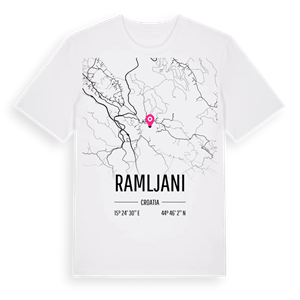 Ramljani karta t-shirt – ekologisk bomull t-shirt från Pinshirt