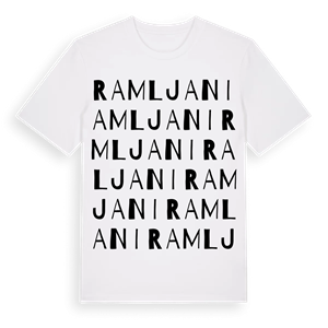 Ramljani ordlek t-shirt – ekologisk bomull t-shirt från Pinshirt